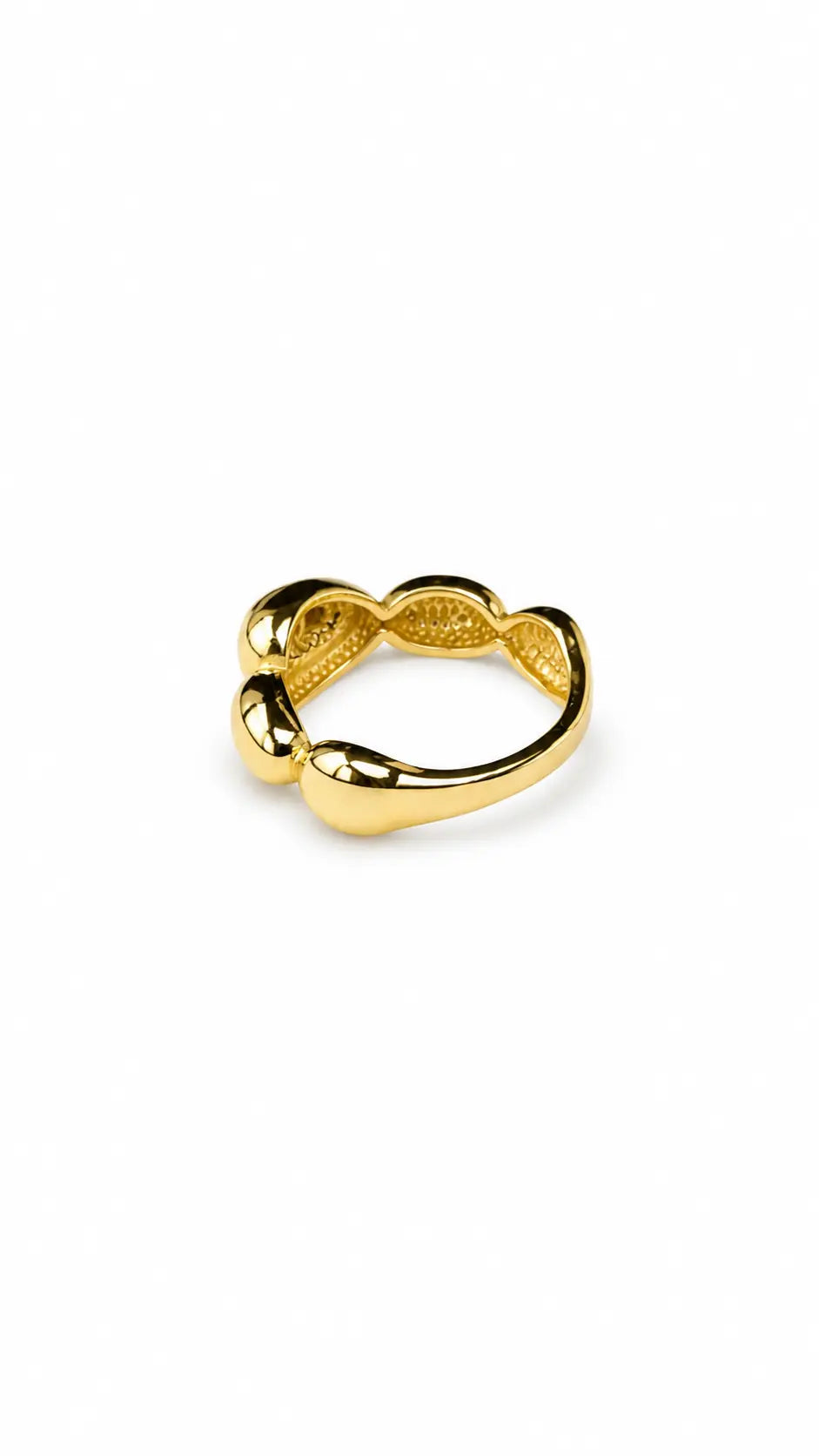 ANEL STAR COM ZIRCÔNIA B. OURO 18K