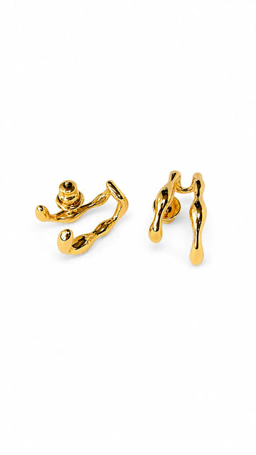 EARHOOK  DUPLO B. OURO 18K