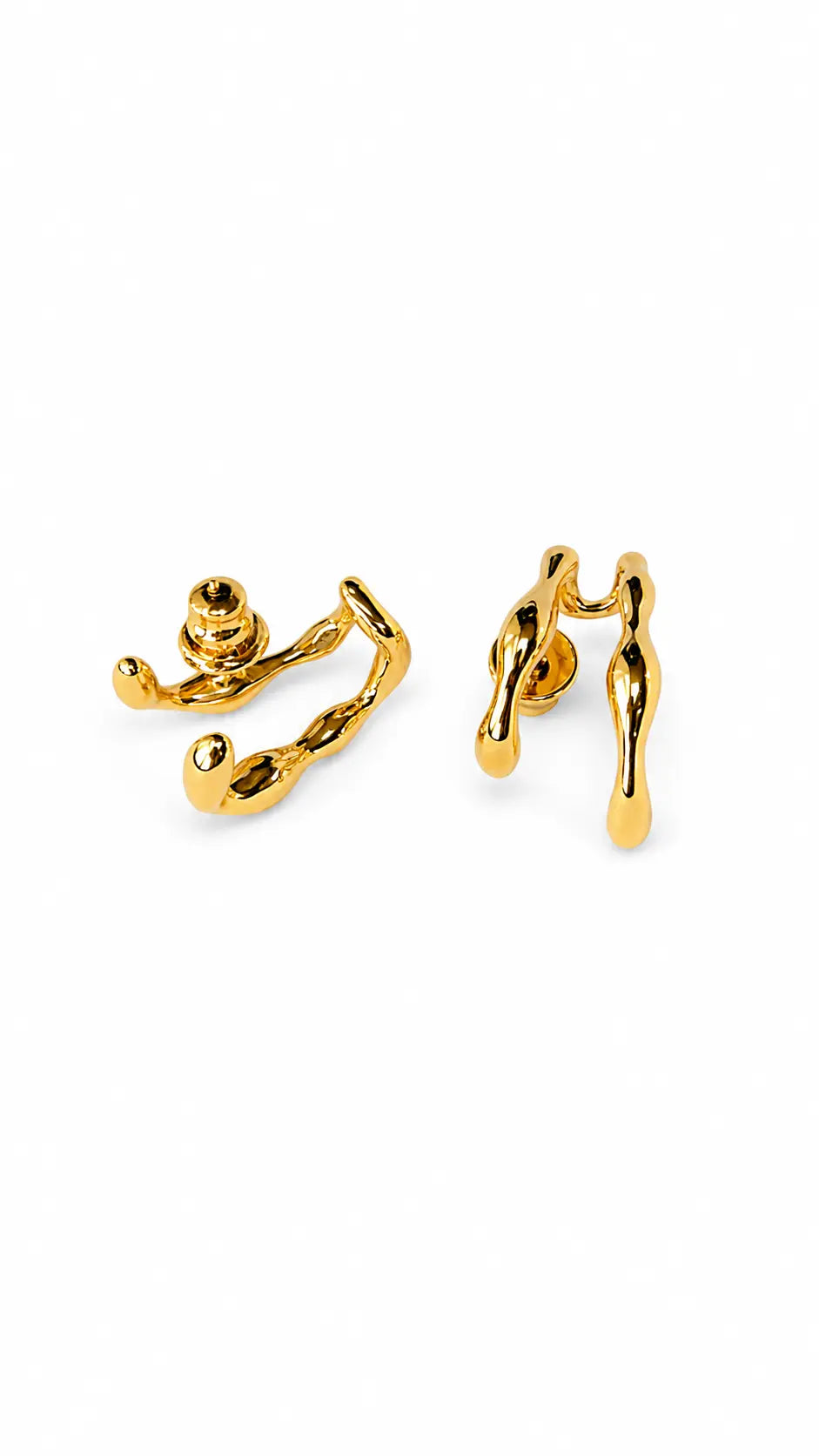 EARHOOK  DUPLO B. OURO 18K