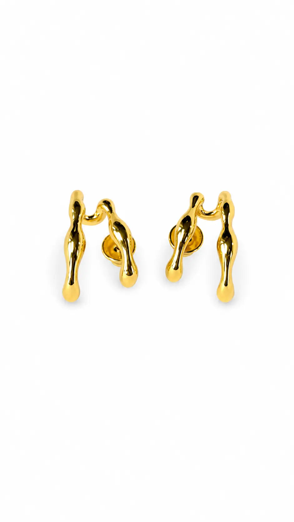 EARHOOK  DUPLO B. OURO 18K