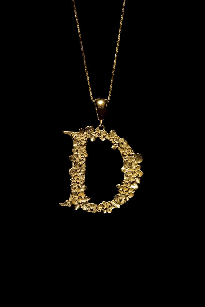 PINGENTE LETRA DESPERTAR DOURADO