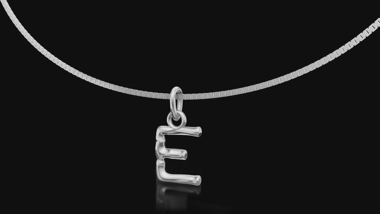 PINGENTE LETRA ORGÂNICO DOURADO