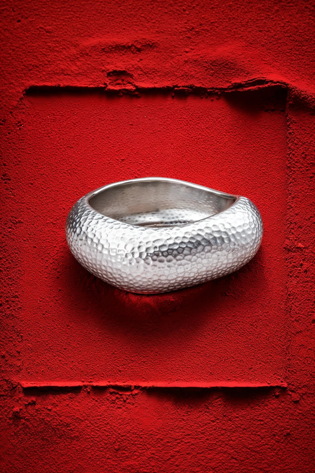 BRACELETE ORGÂNICO PRATA FOSCO