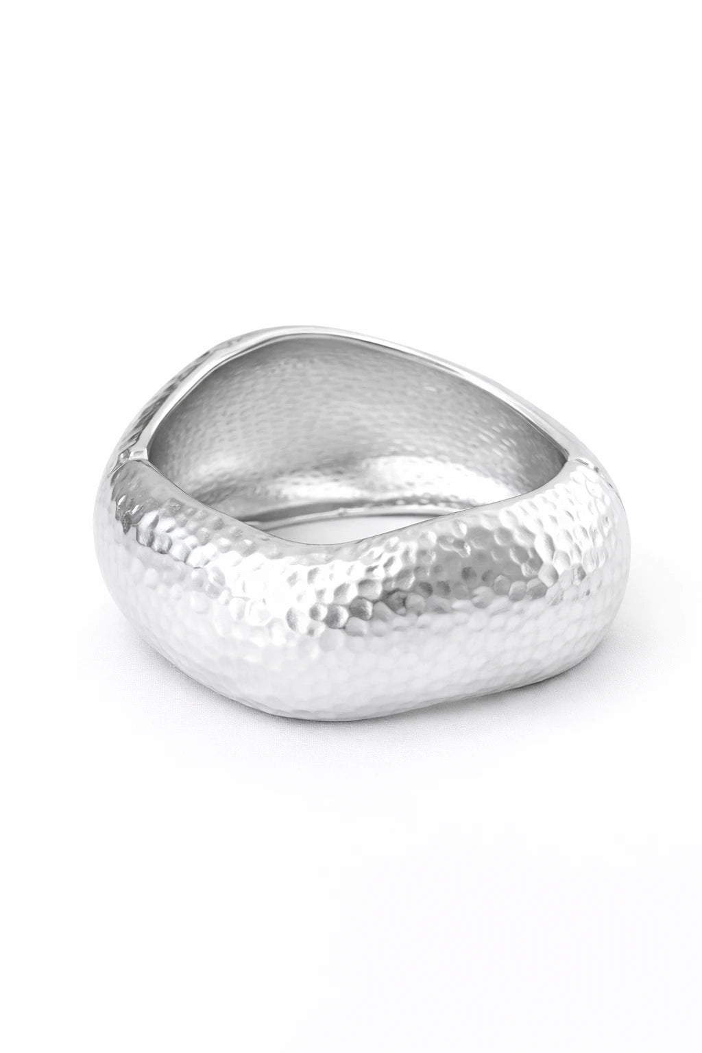 BRACELETE ORGÂNICO PRATA FOSCO