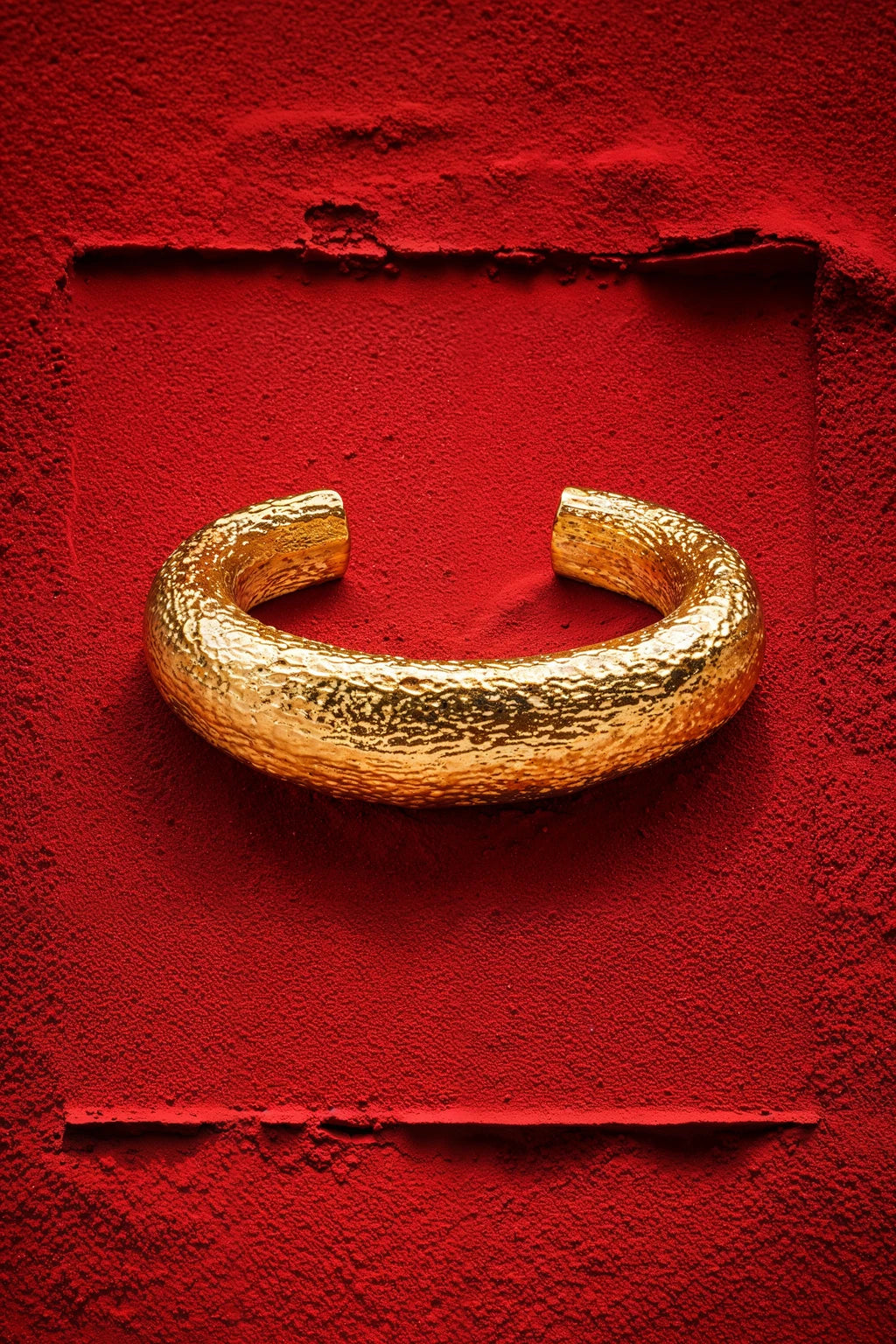 BRACELETE COM TEXTURA OURO