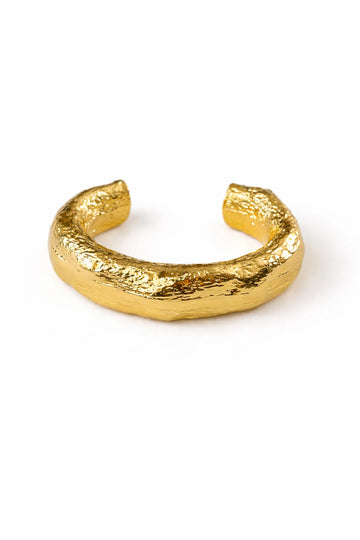 BRACELETE COM TEXTURA OURO